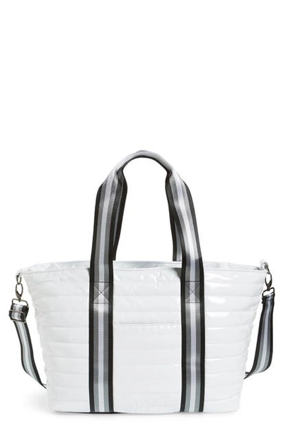 Shop Think Royln Wingman Tote Bag In White Patent