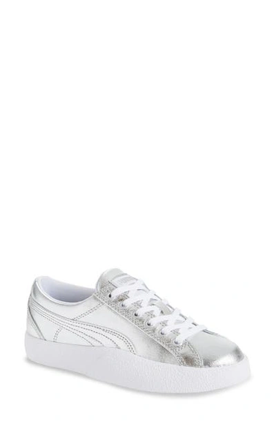 Shop Puma Love Sneaker In Silver