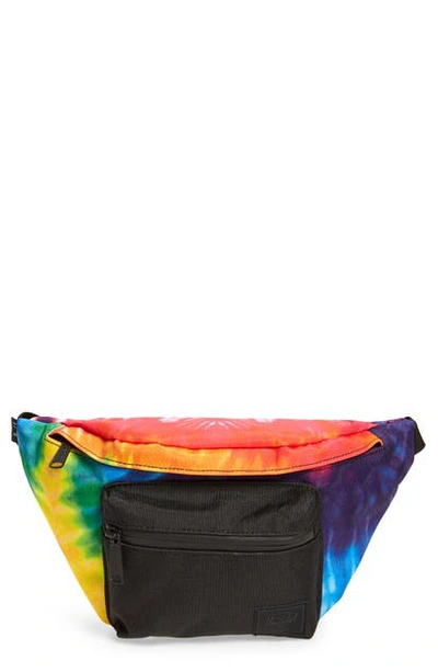 Shop Herschel Supply Co Seventeen Hip Pack In Rainbow Tie Dye