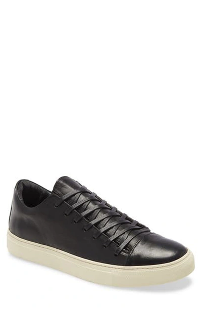 Shop John Varvatos Reed Sneaker In Black Leather