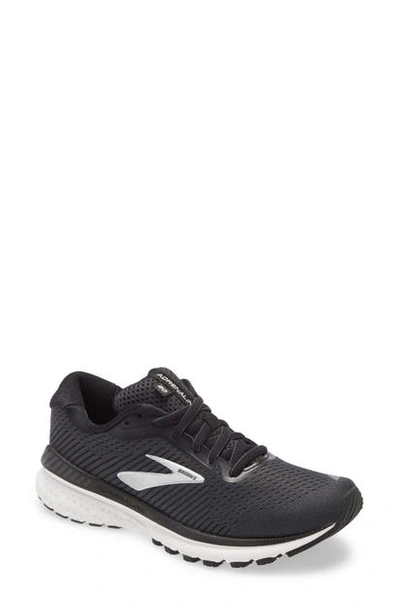Shop Brooks Adrenaline Gts 20 Running Shoe In Black/ Grey/ Ebony