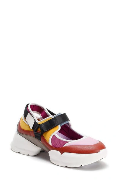 Shop Kate Spade Cloud Platform Sneaker In Iris Bloom/ Golden Curry Multi