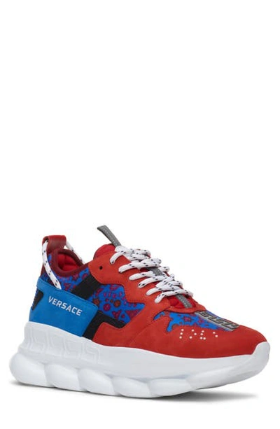 Shop Versace Chain Reaction Sneaker In Passion Multi