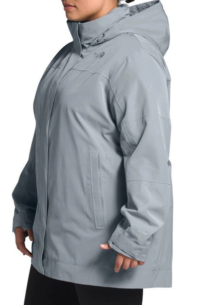 Shop The North Face Westoak City Waterproof & Windproof Coat In Mid Grey