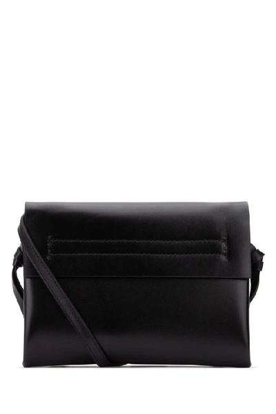 Shop Valentino V Logo Shoulder Bag In Black