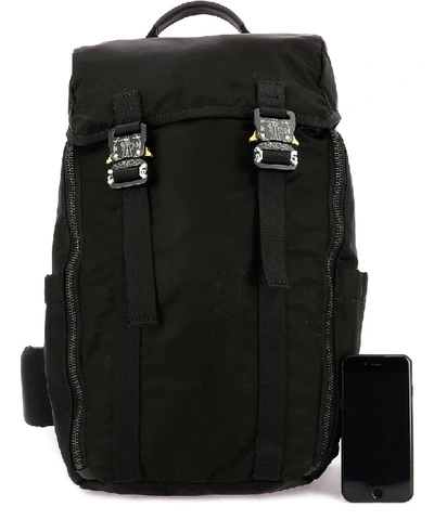 Shop Moncler Genius Moncler X 1017 Alyx 9sm Buckle Detailed Backpack In Black