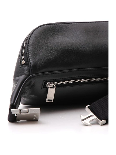 Shop Saint Laurent Classic Belt Bag In Black