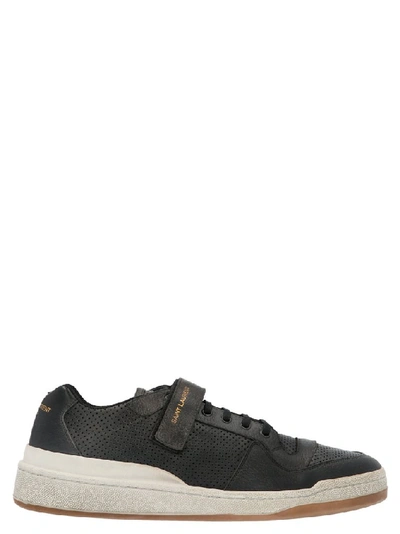 Shop Saint Laurent Sl24 Sneakers In Black