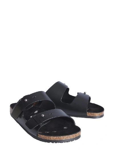Shop Saint Laurent Jimmy Sandals In Black