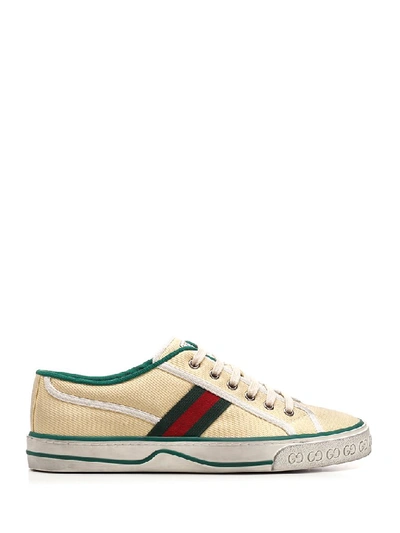 Shop Gucci Tennis 1977 Sneakers In White