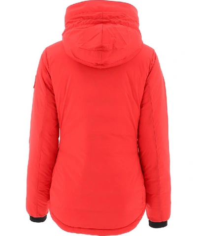 Shop Canada Goose Camp Hooded Puffer Jacket In Red