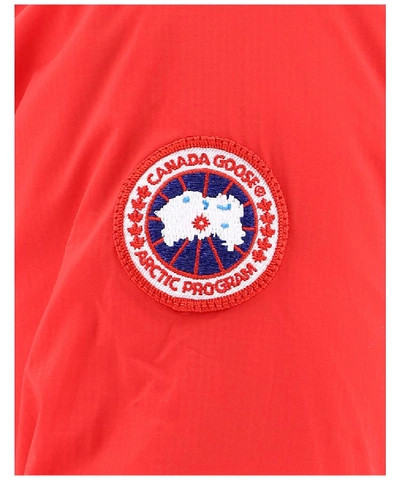 Shop Canada Goose Camp Hooded Puffer Jacket In Red