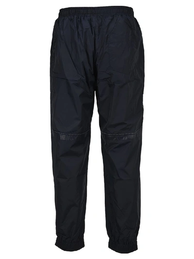 Shop Fendi Ff Trimmed Track Pants In Blue