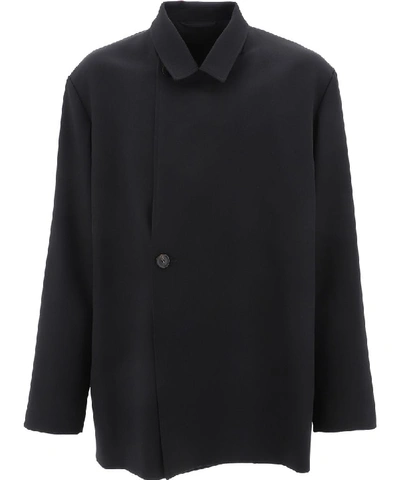Shop Balenciaga Oversize Blazer In Black