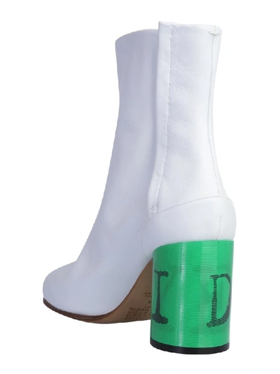 Shop Maison Margiela Tabi 70 Boots In White