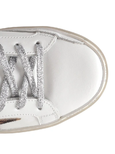 Shop Golden Goose Deluxe Brand Hi Star Sneakers In White