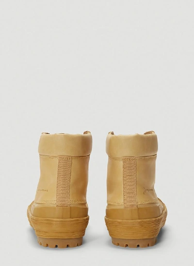 Shop Jacquemus Meuniers Boots In Brown