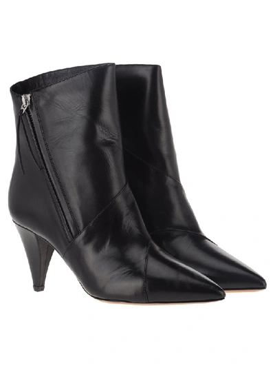 Shop Isabel Marant Latts Pointed Toe Boots In Black