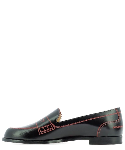 Shop Christian Louboutin Mocalaureat Loafers In Black