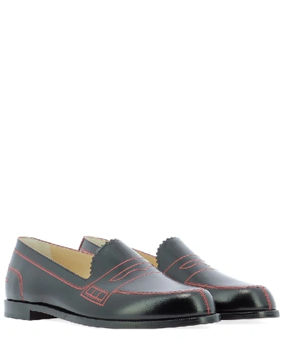 Shop Christian Louboutin Mocalaureat Loafers In Black