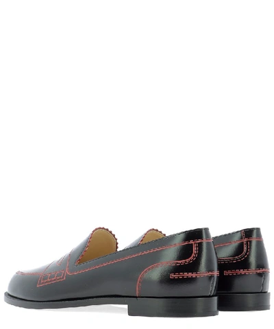Shop Christian Louboutin Mocalaureat Loafers In Black