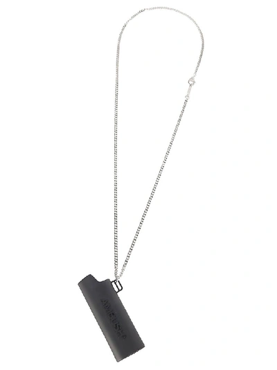 Shop Ambush Logo Lighter Case Necklace In Black