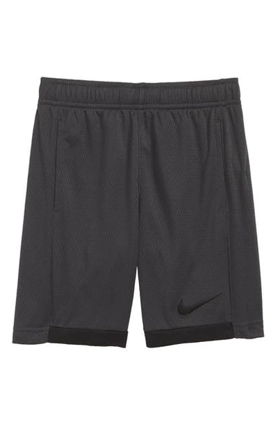 Shop Nike Dry Trophy Shorts In Anthracite