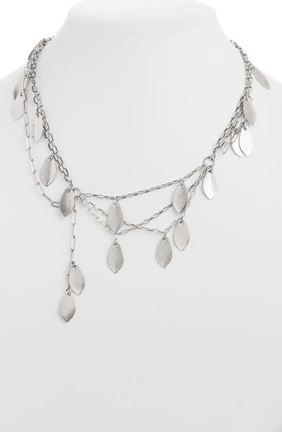 Shop Isabel Marant Layered Necklace In Silver