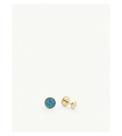 Shop Alice Made This Bayley Cufflinks In Teal