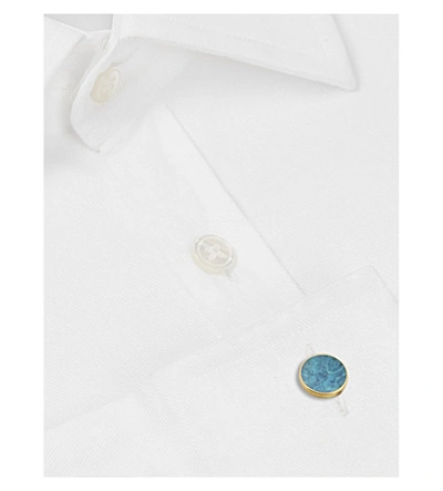 Shop Alice Made This Bayley Cufflinks In Teal