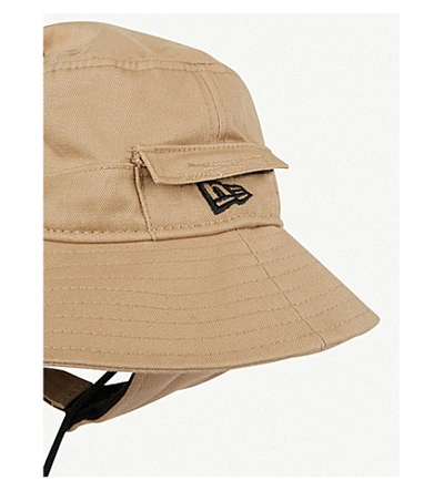 Shop New Era X Gore-tex Dog Ear Bucket Hat In Tan