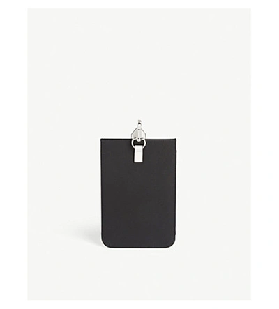 Shop Givenchy Neck Strap Phone Case In Black White