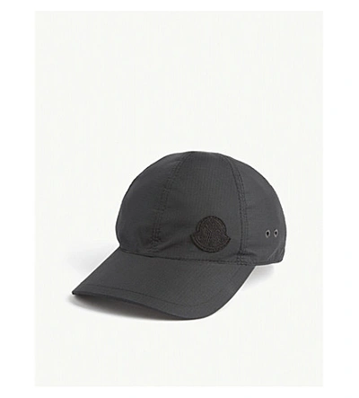 Shop Moncler Genius X 1017 Alyx 9sm Cotton-blend Cap In Black