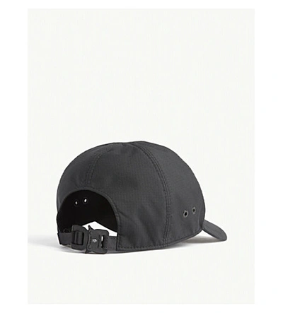 Shop Moncler Genius X 1017 Alyx 9sm Cotton-blend Cap In Black