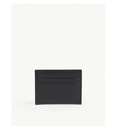 Shop Givenchy Staggered Logo Leather Card Holder