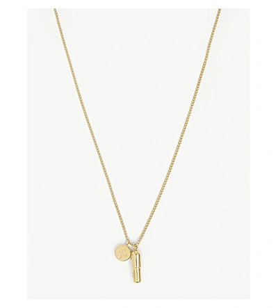 Shop Ambush Gold-plated Silver Pill Charm Necklace