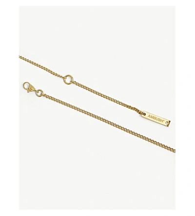 Shop Ambush Gold-plated Silver Pill Charm Necklace