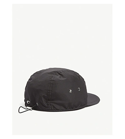 Shop Alyx Curved Nylon Baseball Cap In Black