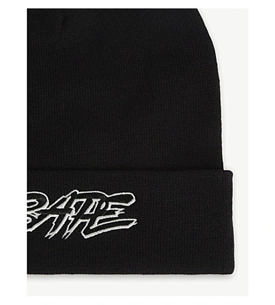 Shop A Bathing Ape Ribbed Beanie Hat In Red