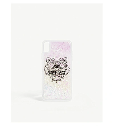 Shop Kenzo Glitter Tiger Iphone X/xs Max Case In White