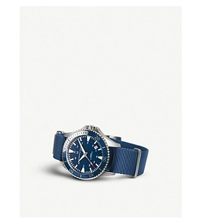Shop Hamilton H82345941 Khaki Navy Scuba Stainless Steel Watch