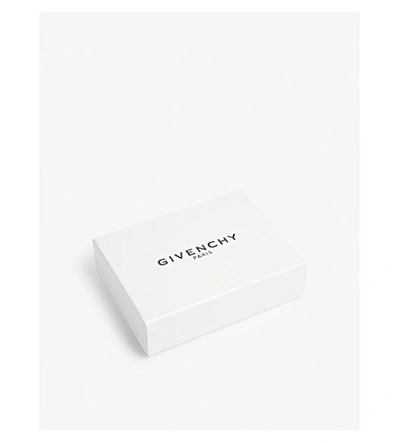 Shop Givenchy Leather Billfold Wallet In Black Blue