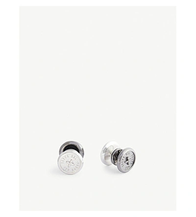 Ted Baker Millers Button Cufflinks In Silver-col | ModeSens