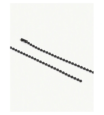 Shop Off-white Dogtag Necklace In Black