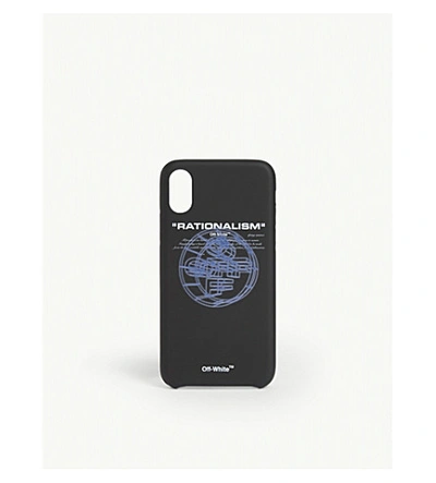 Shop Off-white Rationalism Phone Case Iphone Xs In Black+multicolor