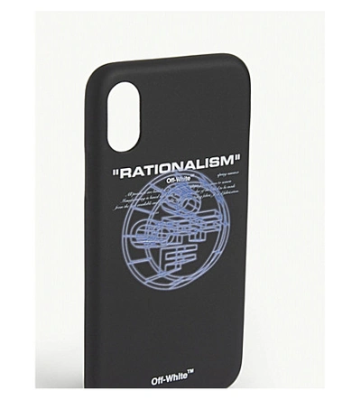 Shop Off-white Rationalism Phone Case Iphone Xs In Black+multicolor