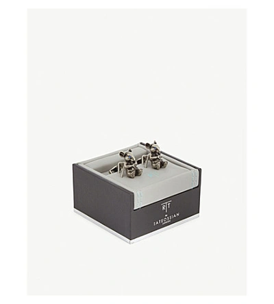 Shop Tateossian Rat Cufflinks In Silver