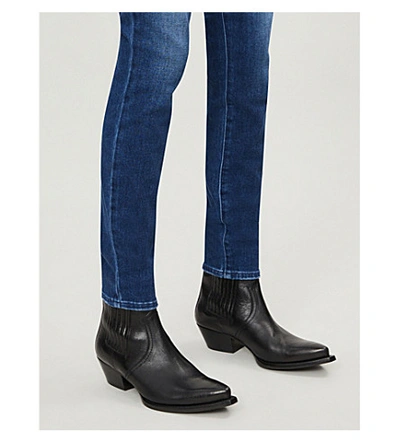 Shop Paige Verdugo Ultra Skinny Mid-rise Jeans In Lookout