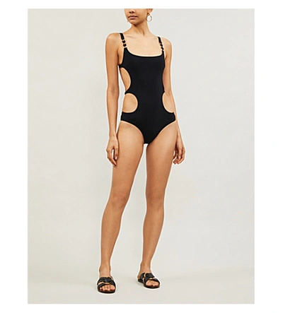 Shop Agent Provocateur Malisa Cutout Swimsuit In Black