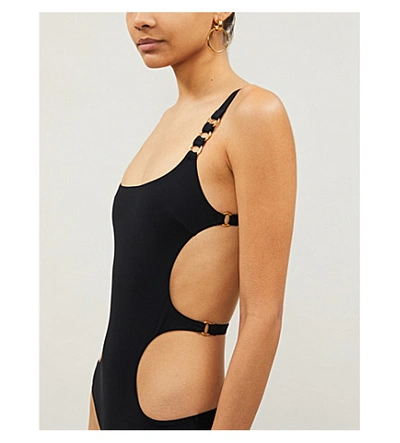 Shop Agent Provocateur Malisa Cutout Swimsuit In Black
